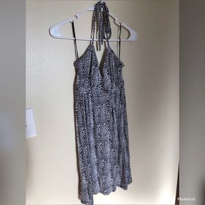 Leopard print Halter dress